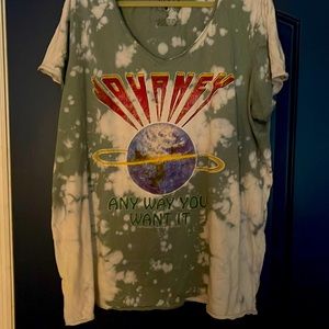 Journey tie dye t